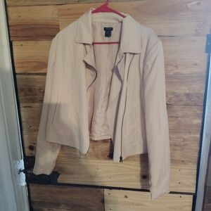 Ann Taylor Cream Blazer sophisticated tailored strctored fitted classic